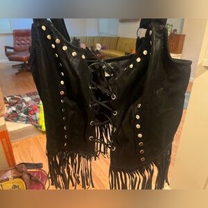 Brand new Western Fringe Corset top